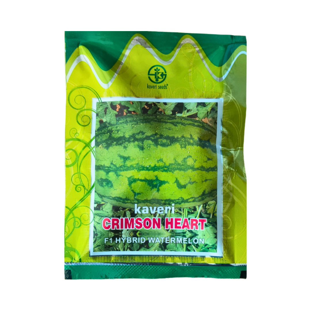 Crimson Heart Watermelon Seeds - Kaveri | F1 Hybrid | Buy Online at Best Price