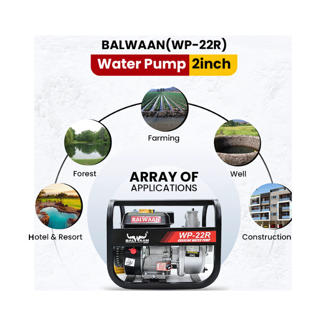 Balwaan Agriculture Water Pump Set - WP22R | Buy Online at Best Price