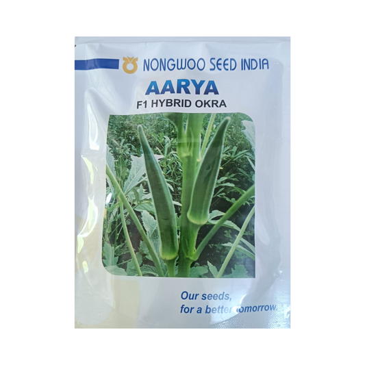 Aarya Okra Seeds - Nongwoo | F1 Hybrid | Buy Now at Best Price