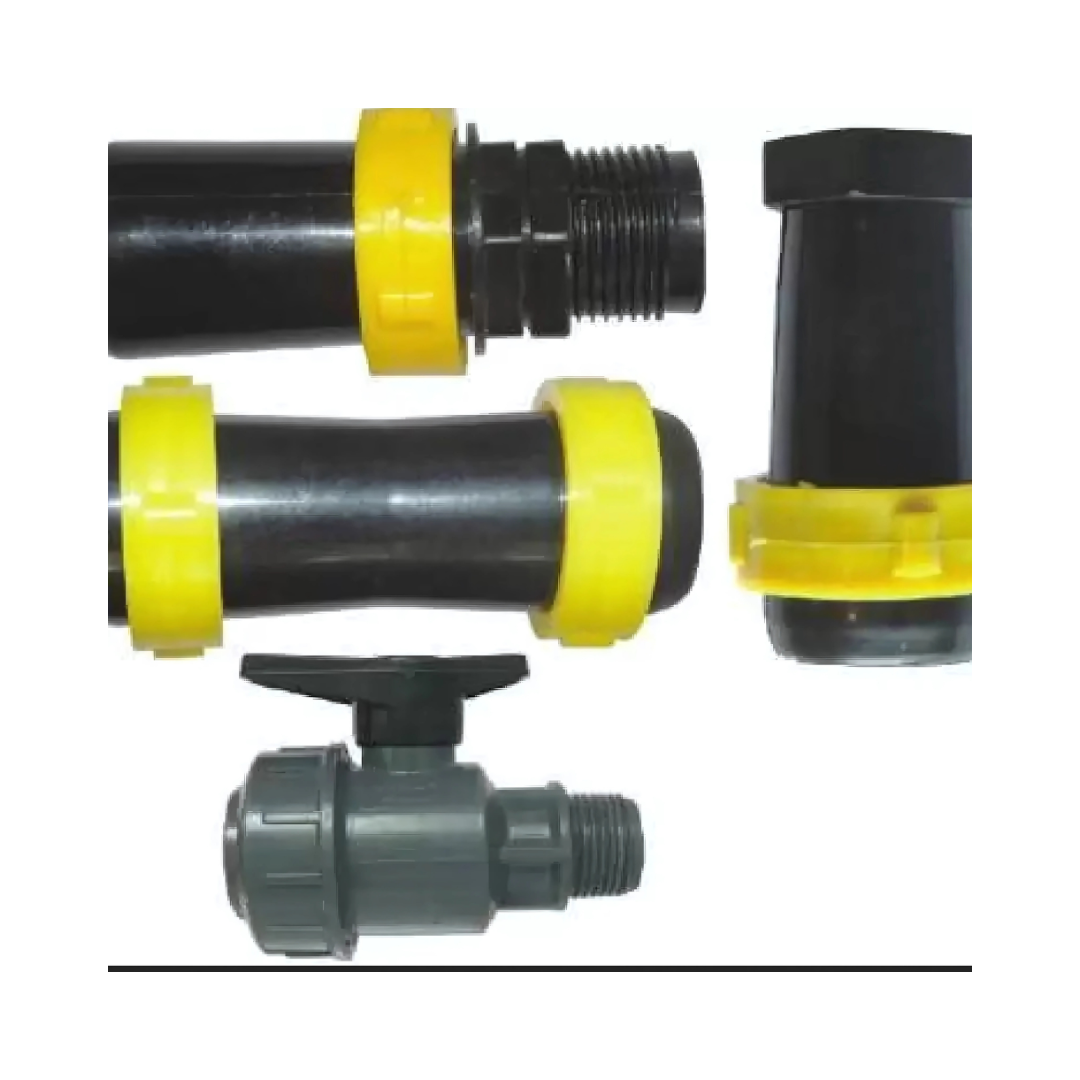 Mipatex Rain Hose Pipe with Male Adapter, Joiner, End Cap and Valve