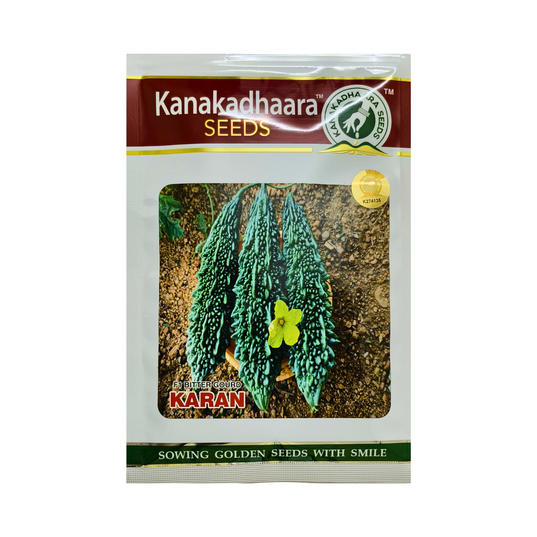 Karan Bitter Gourd Seeds - Kanakadhaara | F1 Hybrid | Buy Online Now