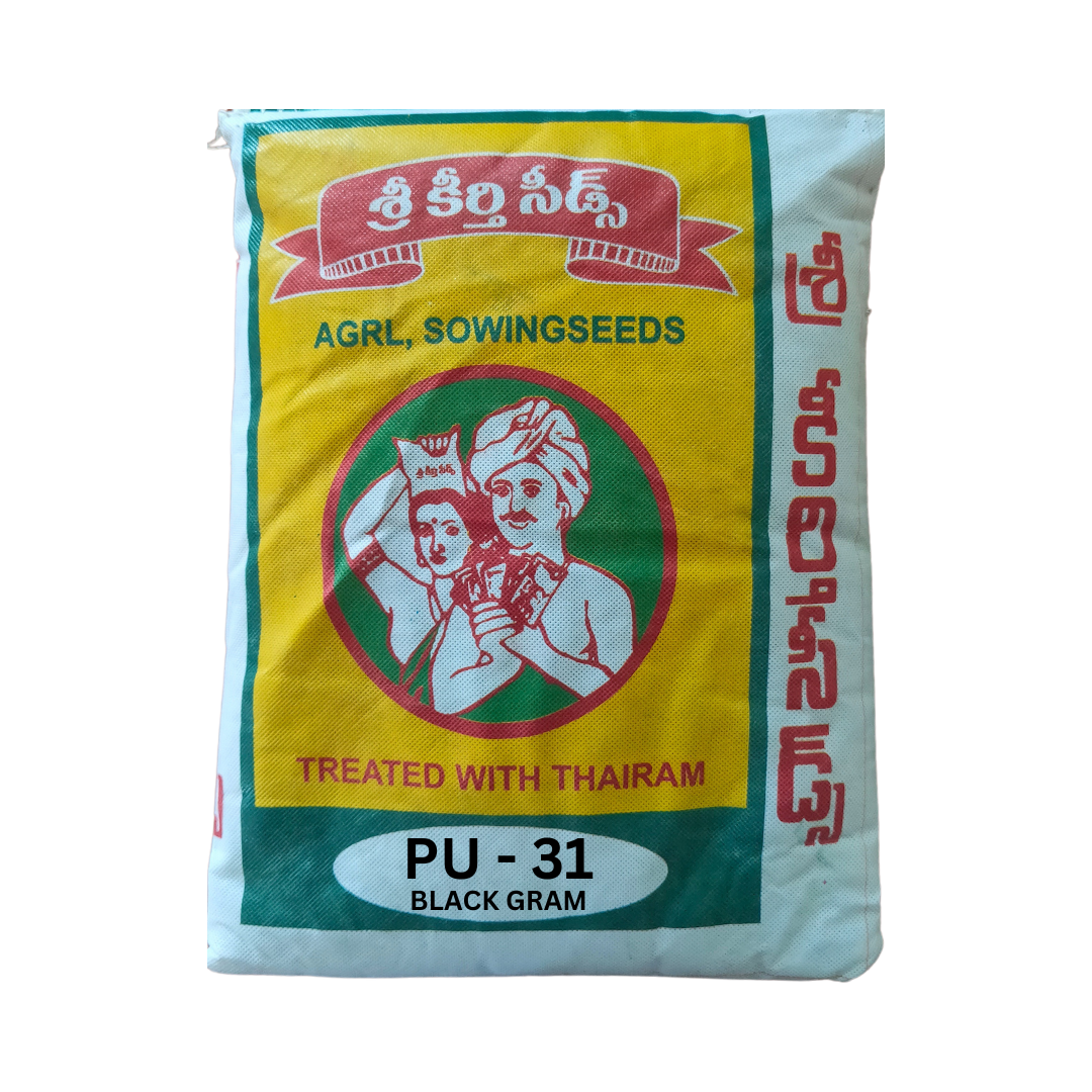 PU - 31 Black Gram Seeds - Sri Keerti Cotton | Buy Online - DesiKheti