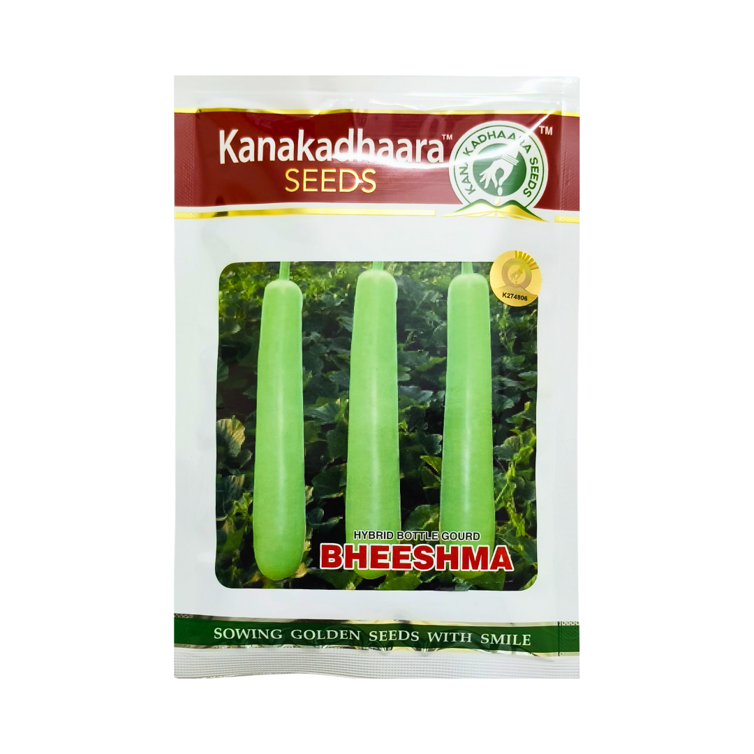 Bheeshma Bottle Gourd Seeds - Kanakadhaara Seeds | F1 Hybrid | Buy Now