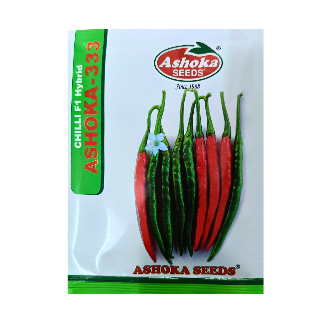 Ashoka-333 Chilli Seeds | F1 Hybrid | Buy Online Now - DesiKheti