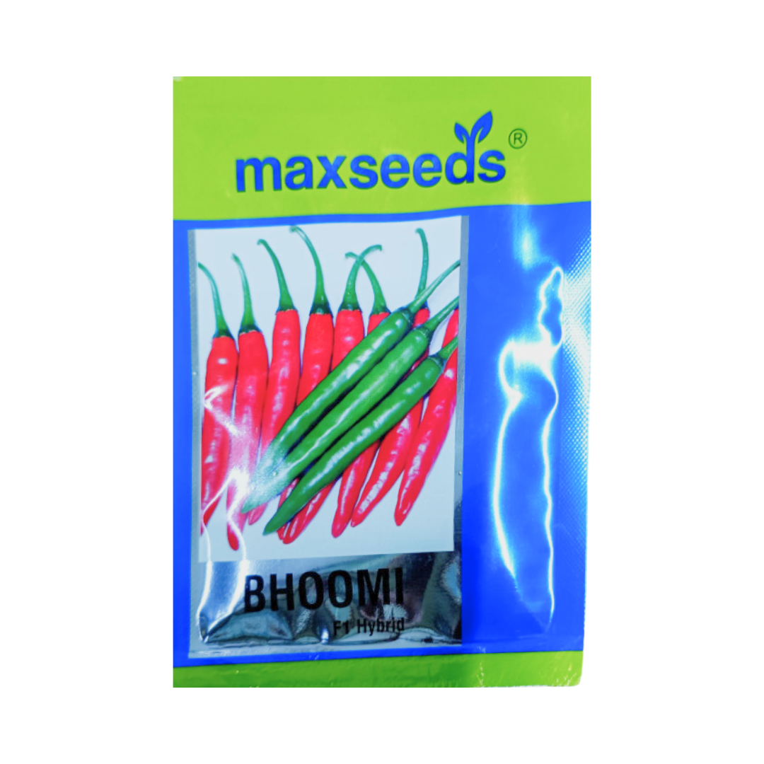 Bhoomi Chilli Seeds - Max | F1 Hybrid | Buy Online at Best Price