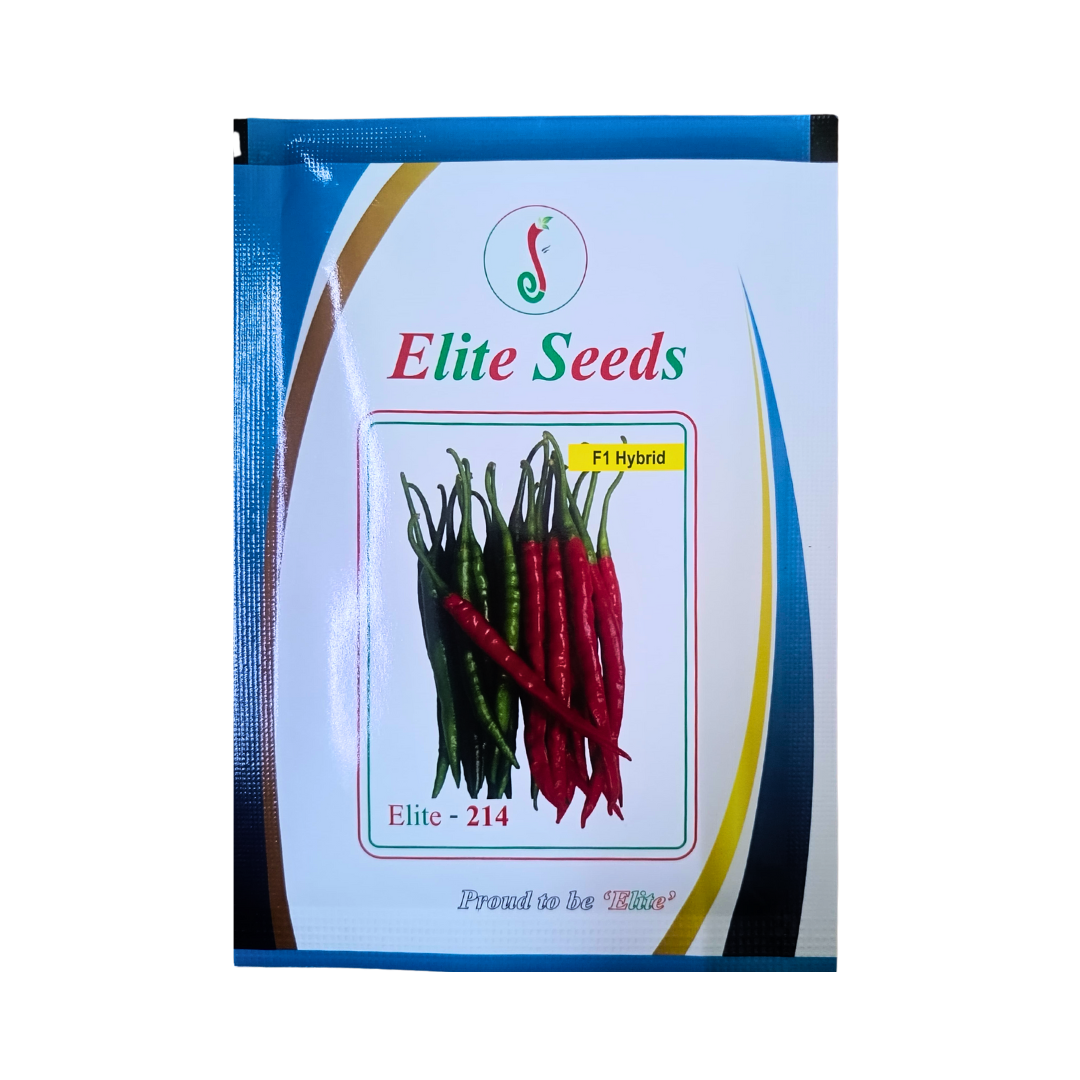 Elite - 214 Chilli Seeds | F1 Hybrid Mirchi | Buy Online at Best Price