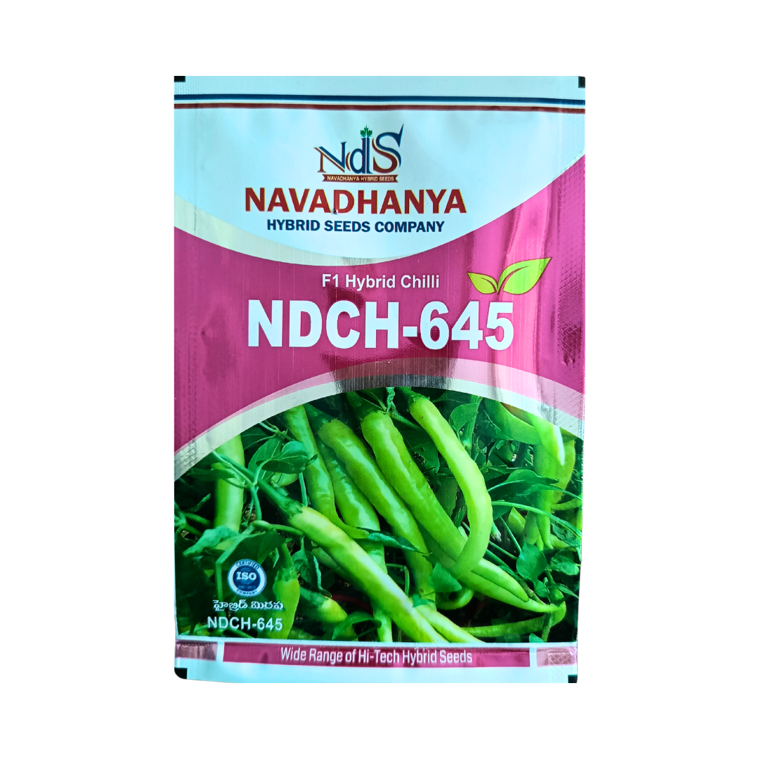 NDCH-645 Chilli Seeds - Navadhanya Seeds | F1 Hybrid | Buy Online Now