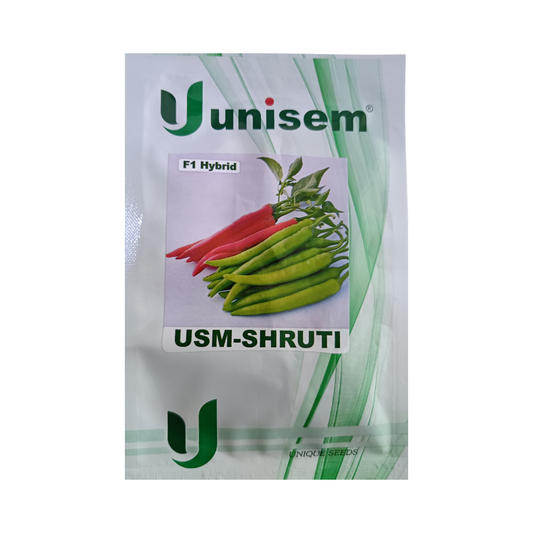 USM-Shruti Chilli Seeds - Unisem | F1 Hybrid | Buy Online Now