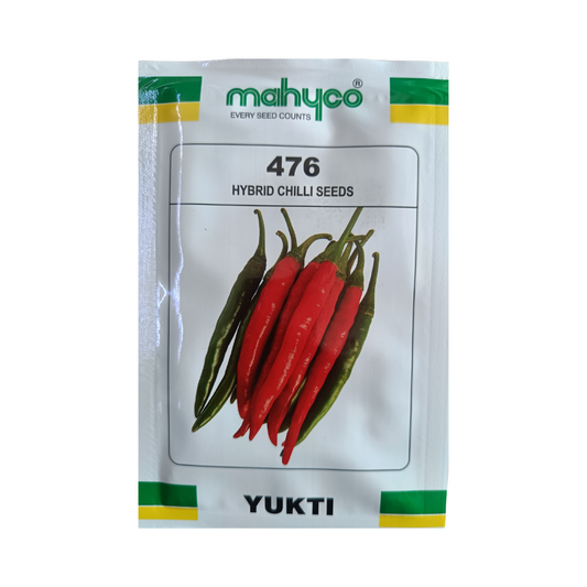 Yukti 476 Chilli Seeds - Mahyco | F1 Hybrid | Buy Online at Best Price