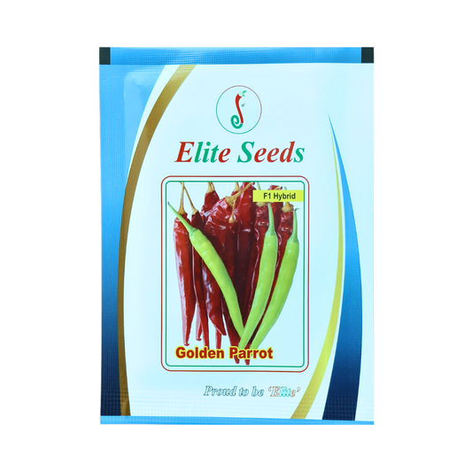 Golden Parrot Chilli Seeeds - Elite | F1 Hybrid | Buy Online Now