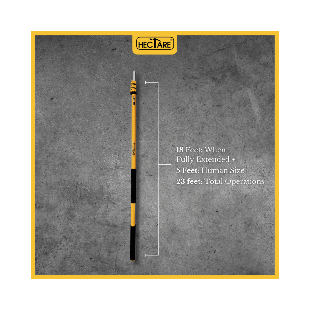 Hectare Shock Proof 18 feet telescopic pole | Buy Online at Best Price