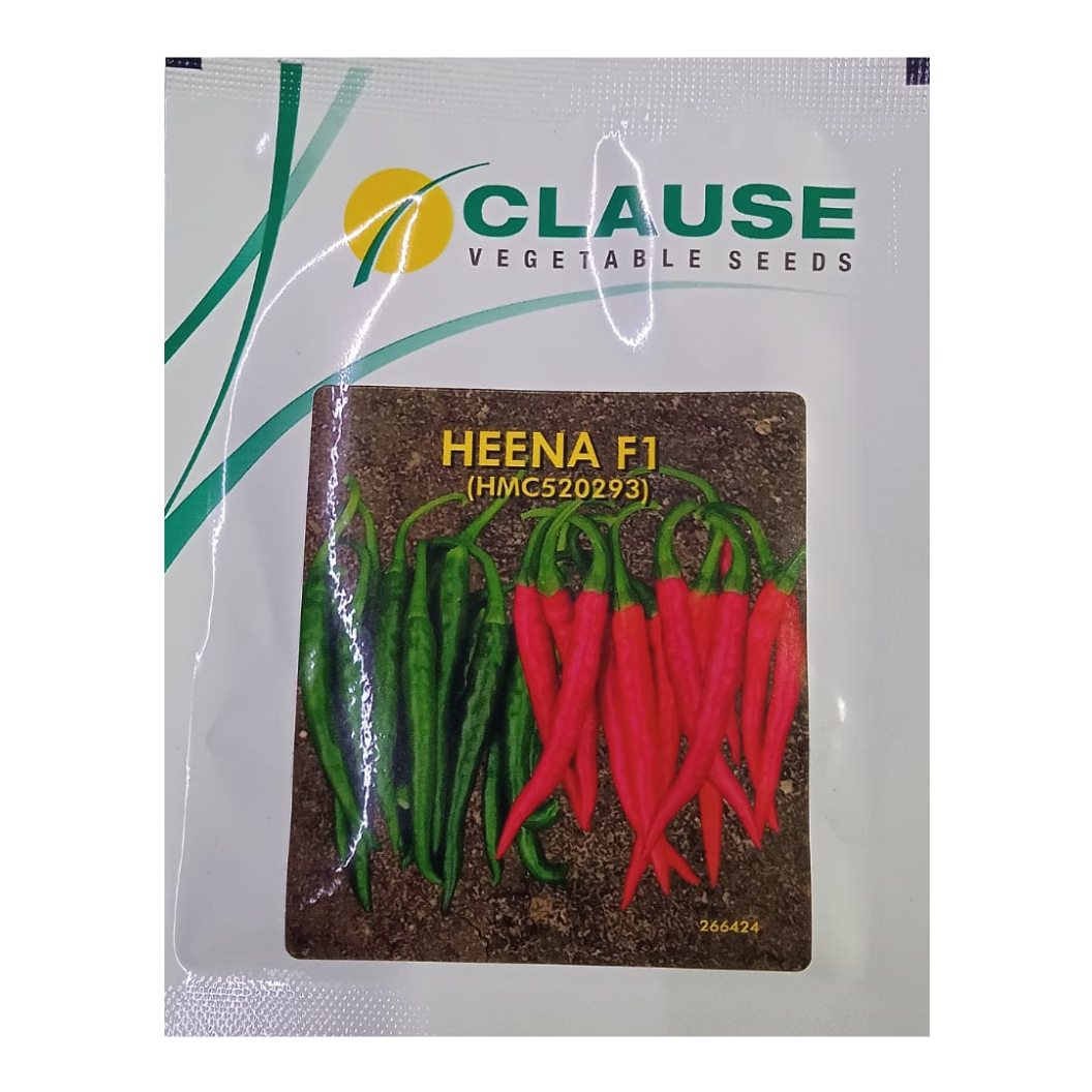 Heena F1 Chilli Seeds - HM Clause | F1 Hybrid | Buy Online - DesiKheti