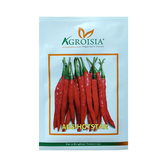 AGS - Hotstar Chilli Seeds - Agroisia | F1 Hybrid | Buy Online Now