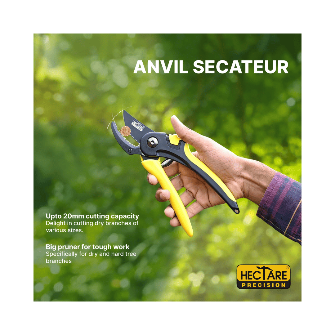 Hectare Precision Anvil Pruning Secateur | Buy Online at Best Price