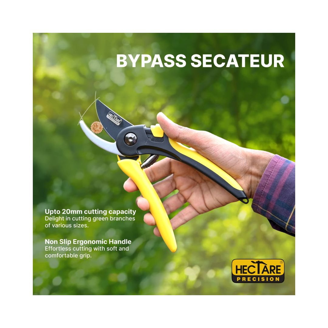 Hectare Precision Bypass Pruning Secateur | Buy Online at Best Price