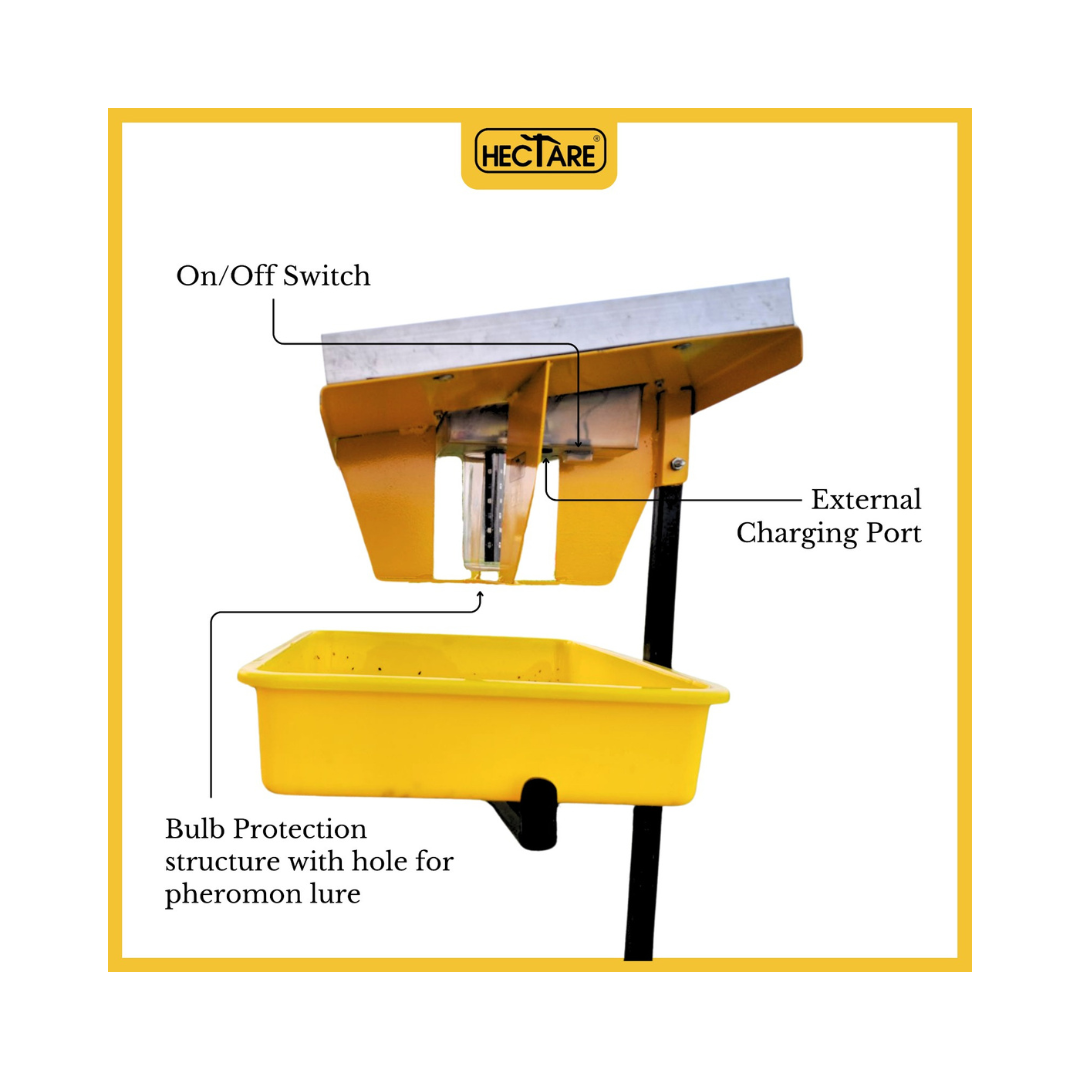 Hectare Solar Insect Trap | Buy Online at Best Price - DesiKheti