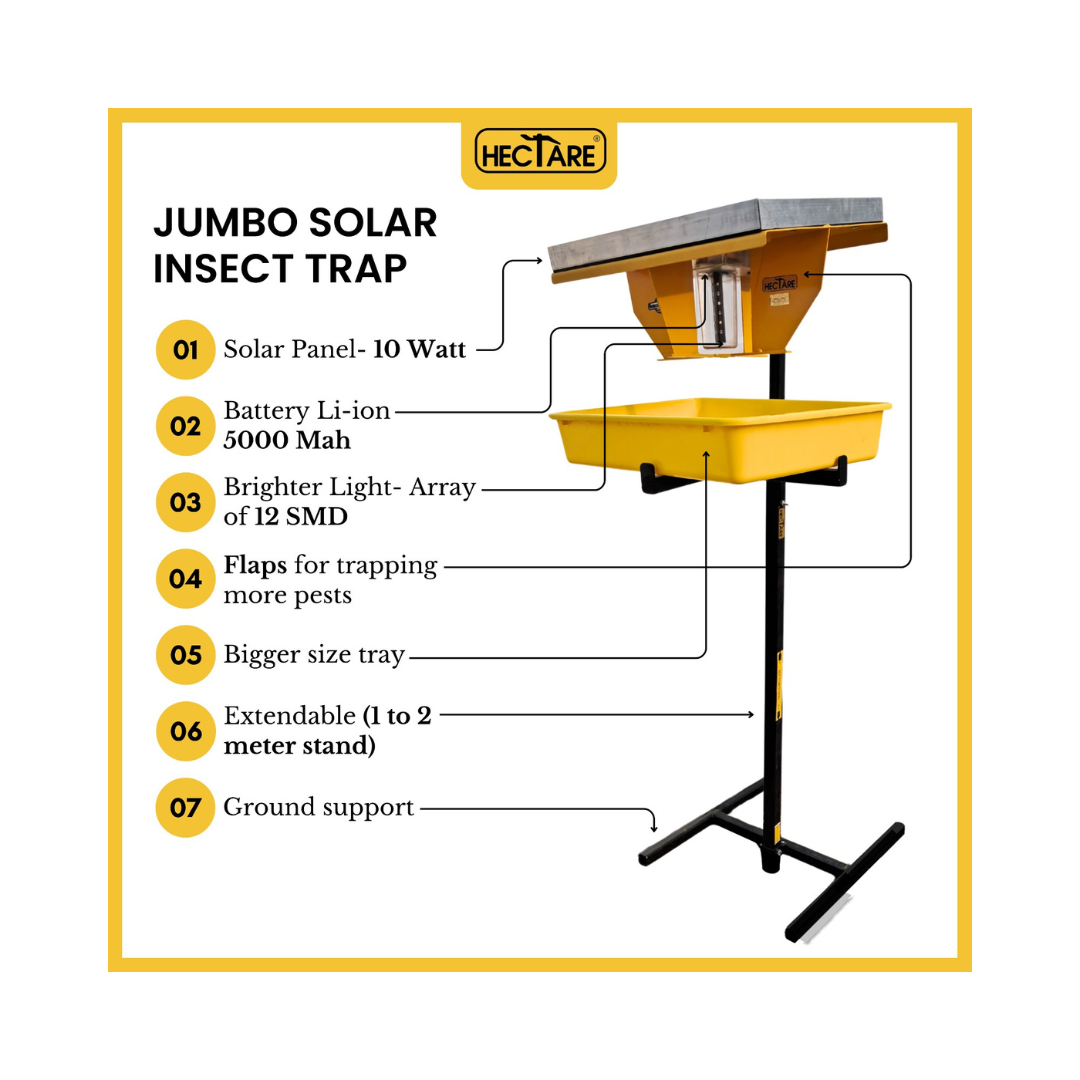 Hectare Solar Insect Trap | Buy Online at Best Price - DesiKheti