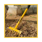 Hectare Traditional Garden Rake 8 Teeth for Loosening Soil Gathering Leaf Levelling Land Agriculture Farming Gardening Tool.