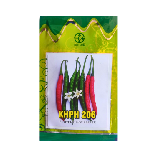 KHPH 206 Chilli Seeds - Kaveri | F1 Hybrid | Buy Online at Best Price