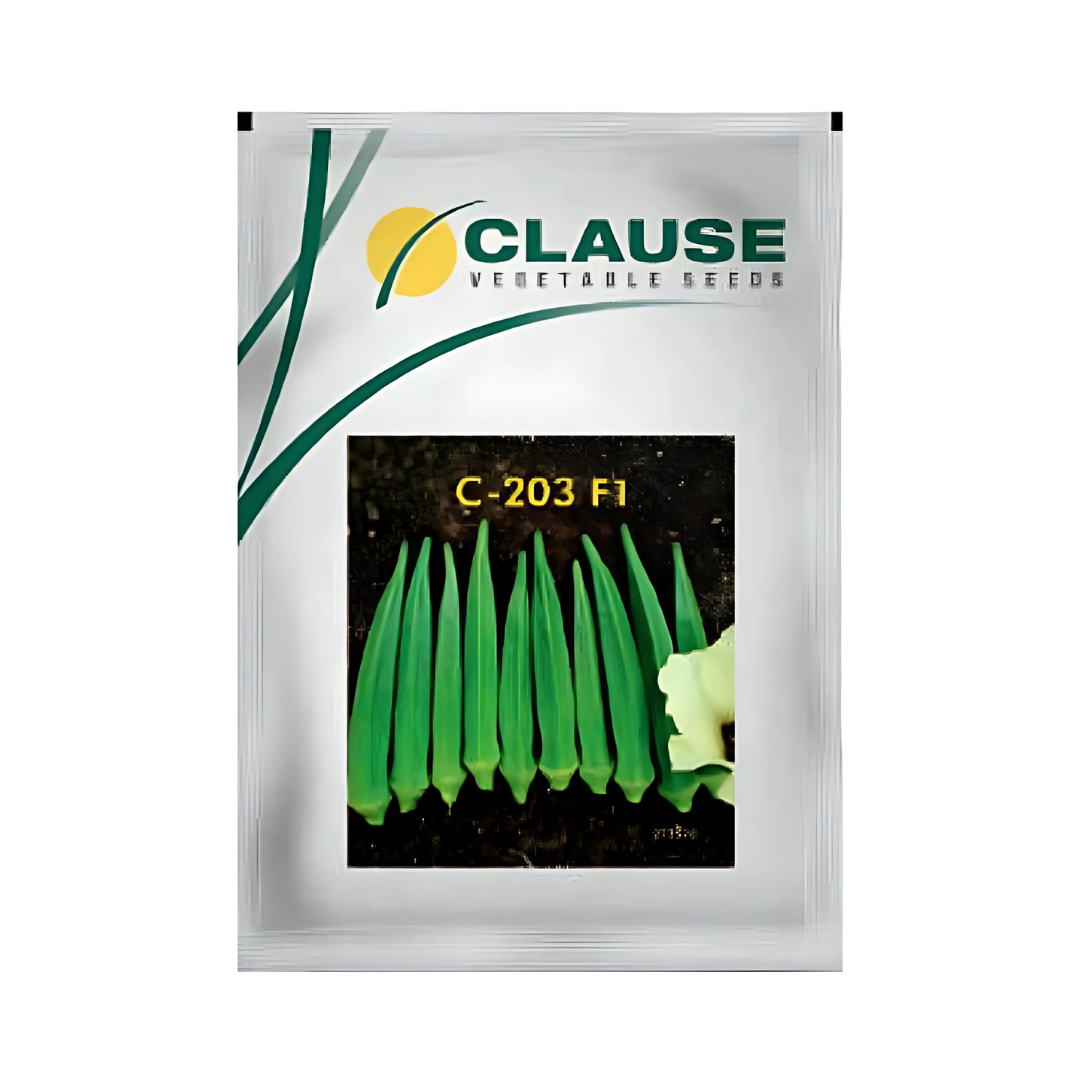 C-203 Bhindi ( Okra ) Seeds - HM Clause | F1 Hybrid | Buy Online Now