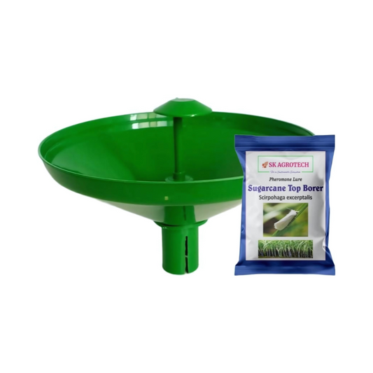 SK Agrotech Pheromone Lure for Sugarcane Top Borer (Scirpophaga Excerptalis) & Water Trap