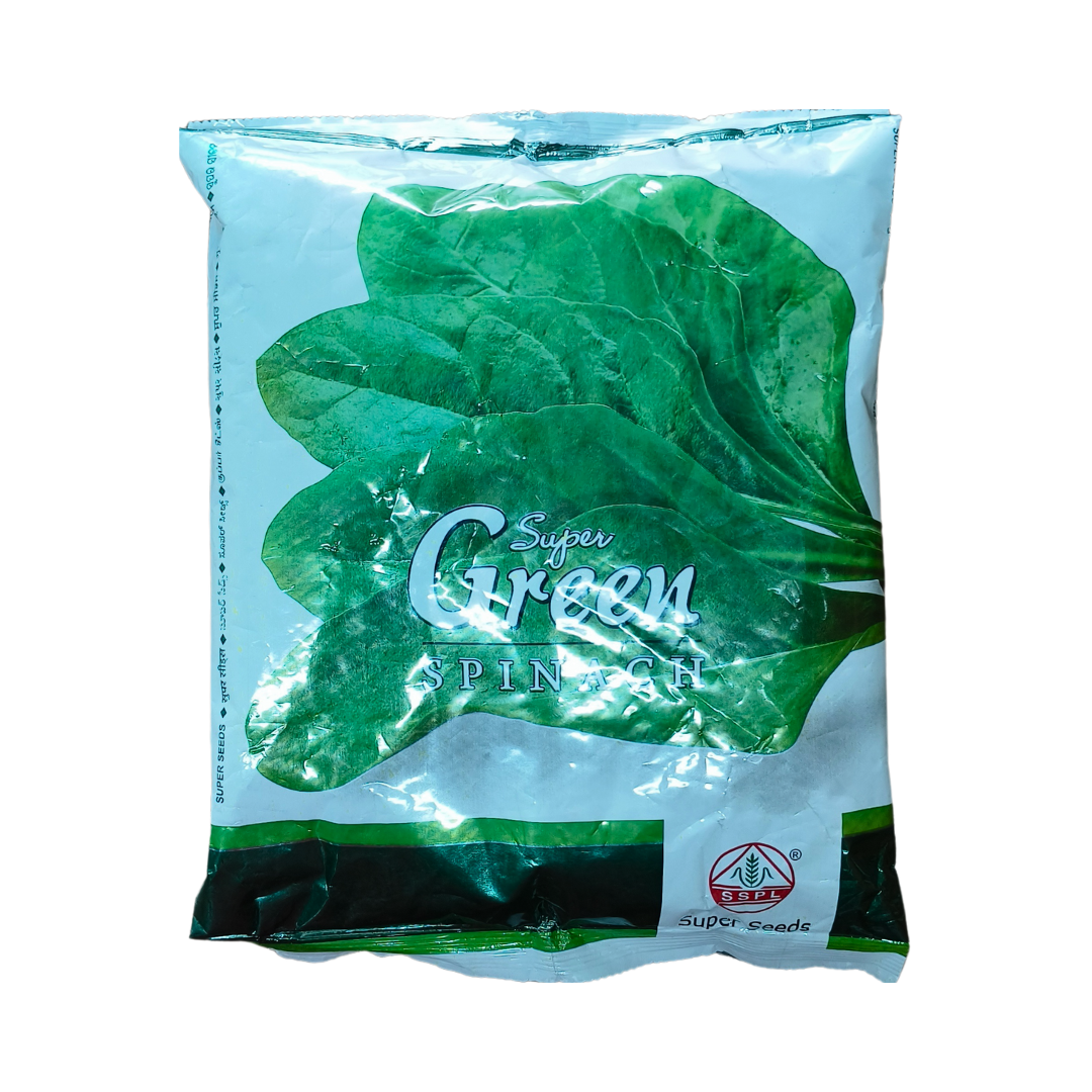 Super Green Spinach Seeds | Buy Online at Best Price - DesiKheti