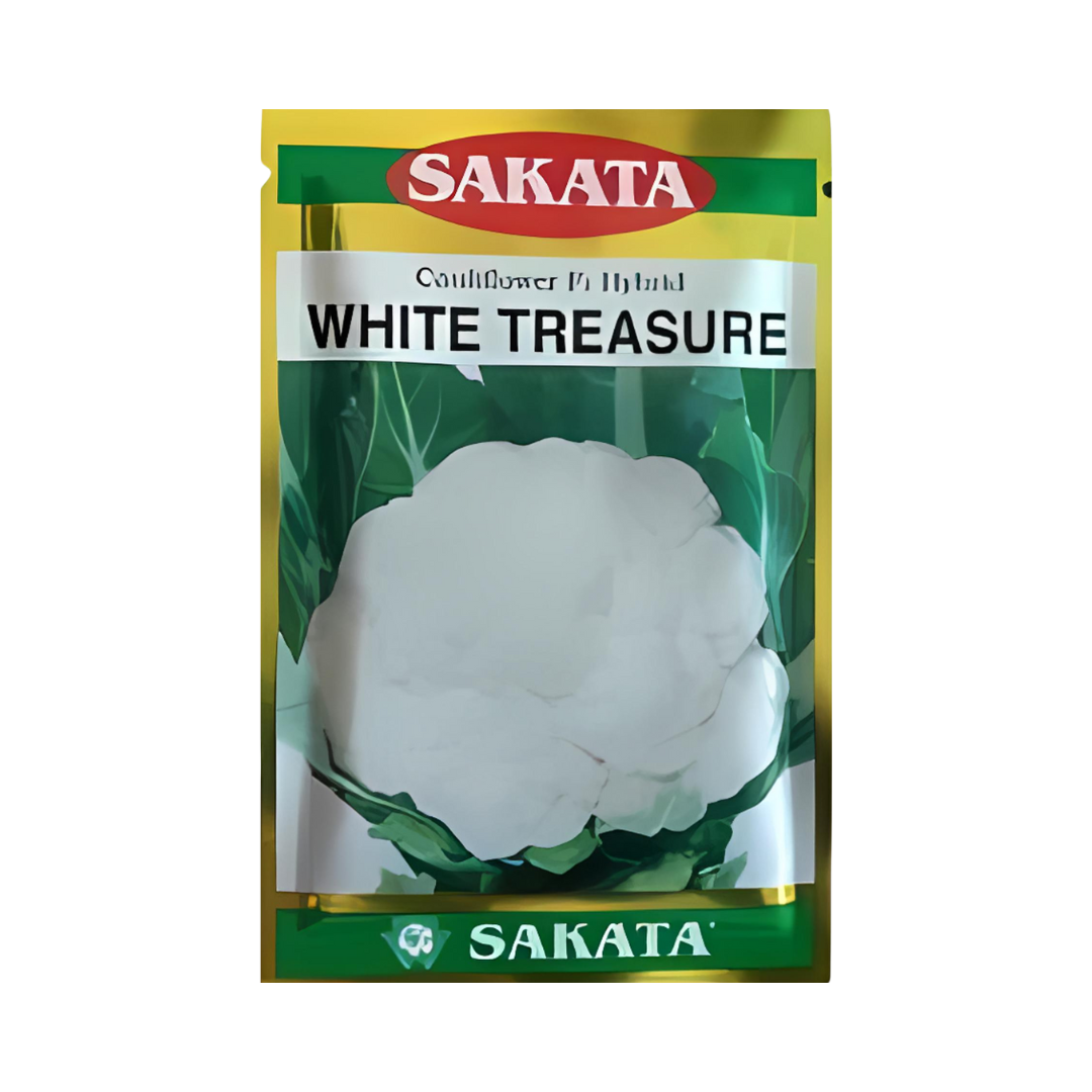 White Treasure Cauliflower Seeds - Sakata | F1 Hybrid | Buy Online Now