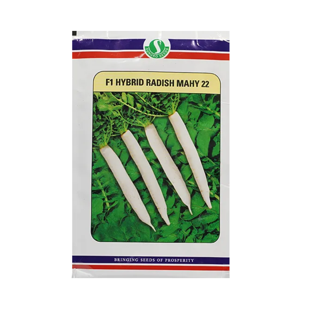 Mahy 22 Radish Seeds - Sungro | F1 Hybrid | Buy Online at Best Price