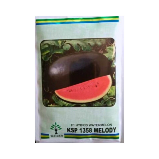 KSP 1358 Melody Watermelon Seeds - Kalash | F1 Hybrid | Buy Online Now