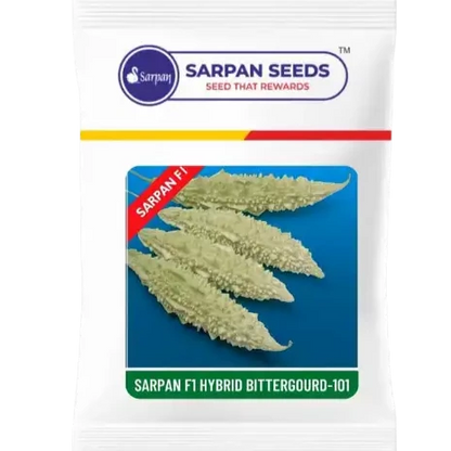 Sarpan  - 101 Bittergourd Seeds | F1 Hybrid | Buy Online at Best Price