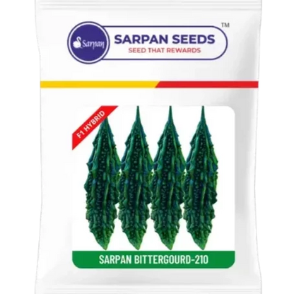 Sarpan - 210 Bitter Gourd Seeds | F1 Hybrid | Buy Online at Best Price