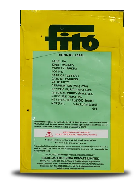 Rudra Tomato Seeds - Fito | F1 Hybrid | Buy Online at Best Price
