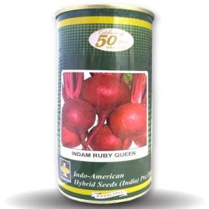 Indam Ruby Queen Beetroot Seeds - Indo American | F1 Hybrid | Buy Now