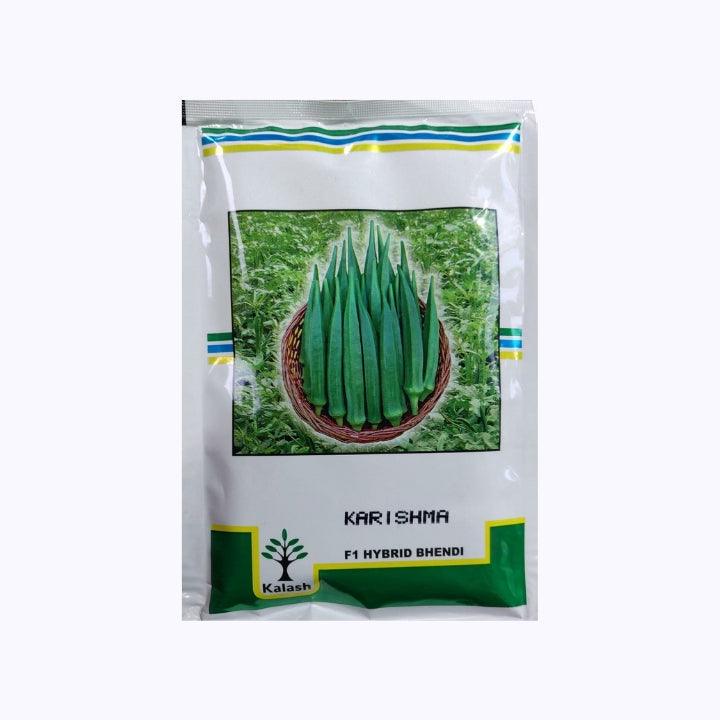 KSP 1513 Karishma Bhindi Seeds - Kalash | F1 Hybrid | Buy Online Now