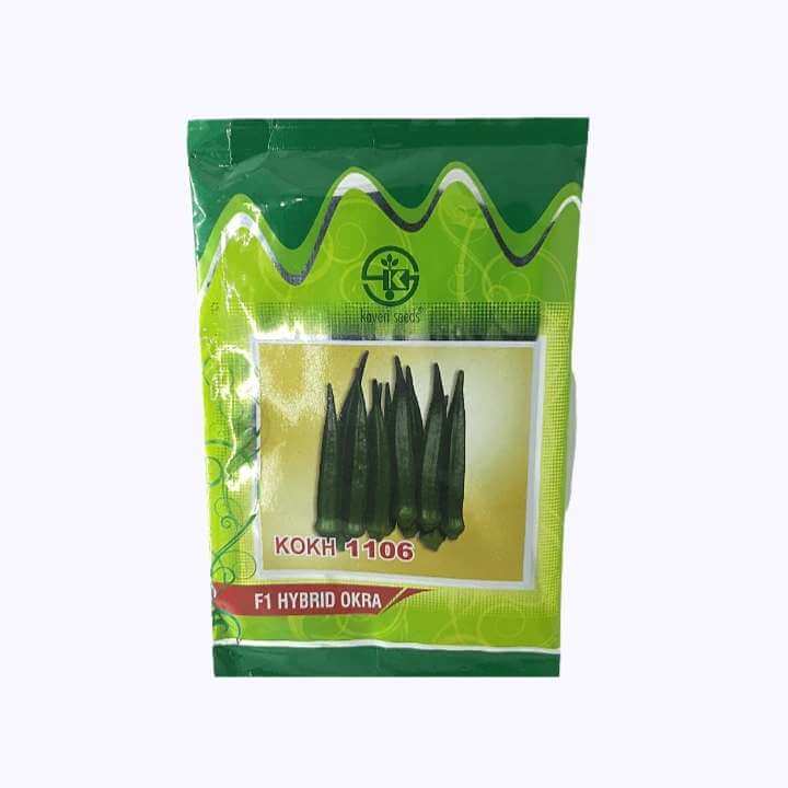 KOKH 1106 Bhindi Seeds - Kaveri | F1 Hybrid | Buy Online Now