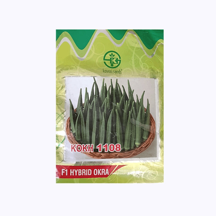 KOKH 1108 Bhindi Seeds - Kaveri | F1 Hybrid | Buy Online Now