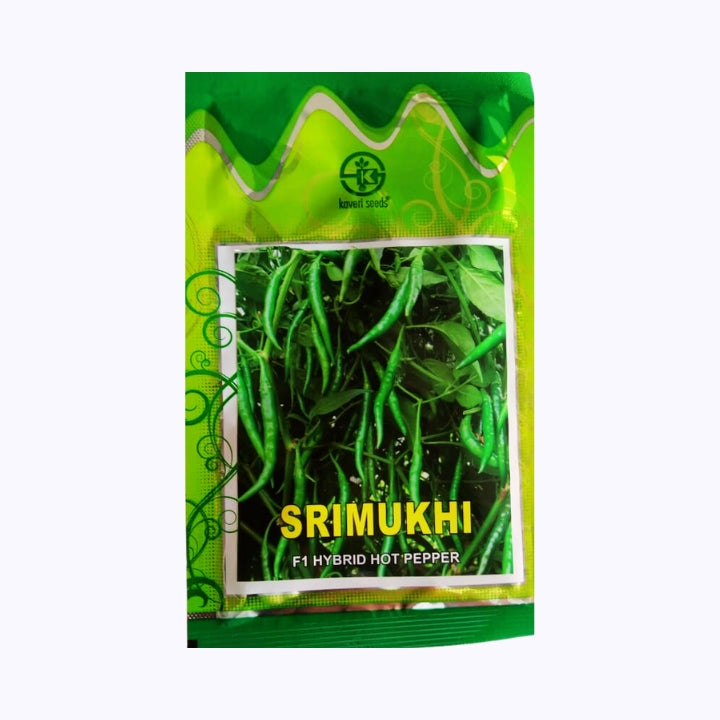 Srimukhi Chilli Seeds - Kaveri | F1 Hybrid | Buy Online at Best Price