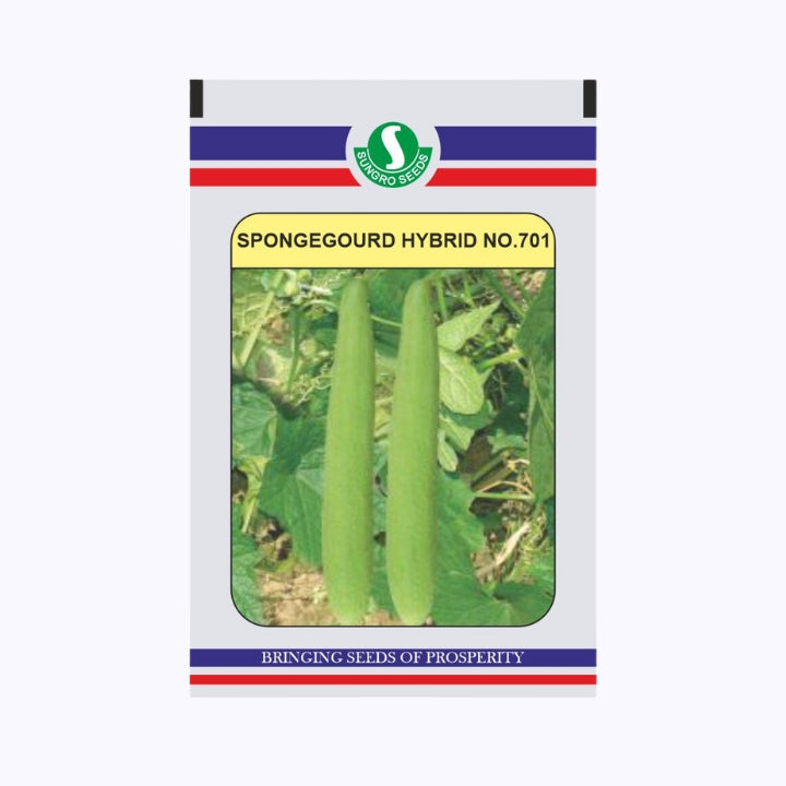 No.701 Sponge Gourd Seeds - Sungro | F1 Hybrid | Buy Online at Best Price