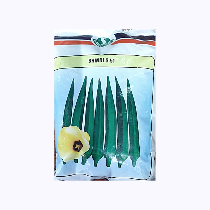 S - 51 Okra (Bhindi) Seeds - Sungro | F1 Hybrid | Buy Online at Best Price