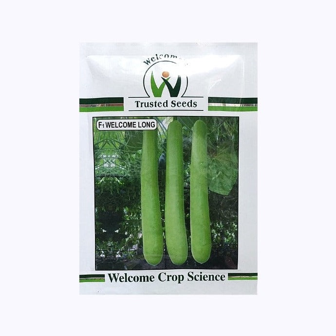 Welcome Long Bottle Gourd Seeds | F1 Hybrid | Buy Online at Best Price